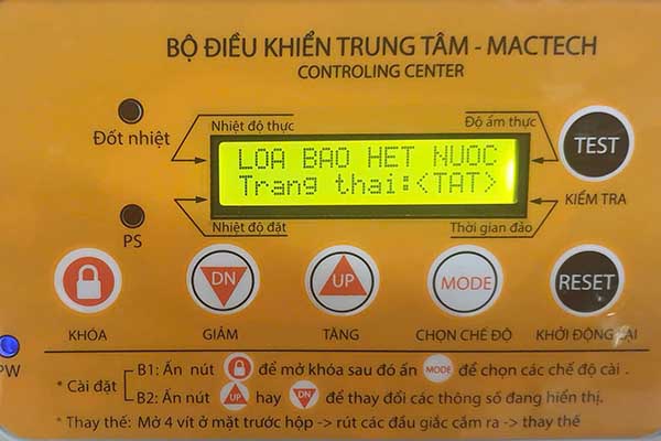 Máy ấp trứng Mactech