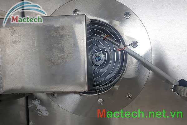 Cảm biến trên máy sấy nhiệt cao Mactech