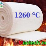 cách nhiệt bằng bông gốm trên máy sấy nhiệt cao Mactech