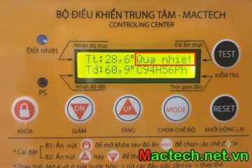 Hệ thống bảo vệ và cảnh báo trên máy sấy Mactech
